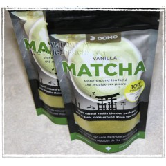 DOMO Vanilla MATCHA Stone-Ground Tea Latte